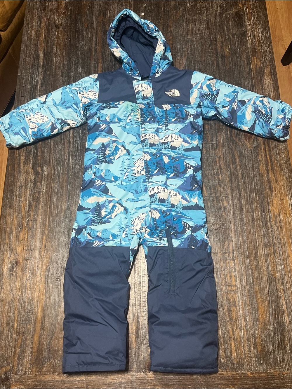 The North Face Baby Freedom Snow Suit Blue & Navy 18-24M